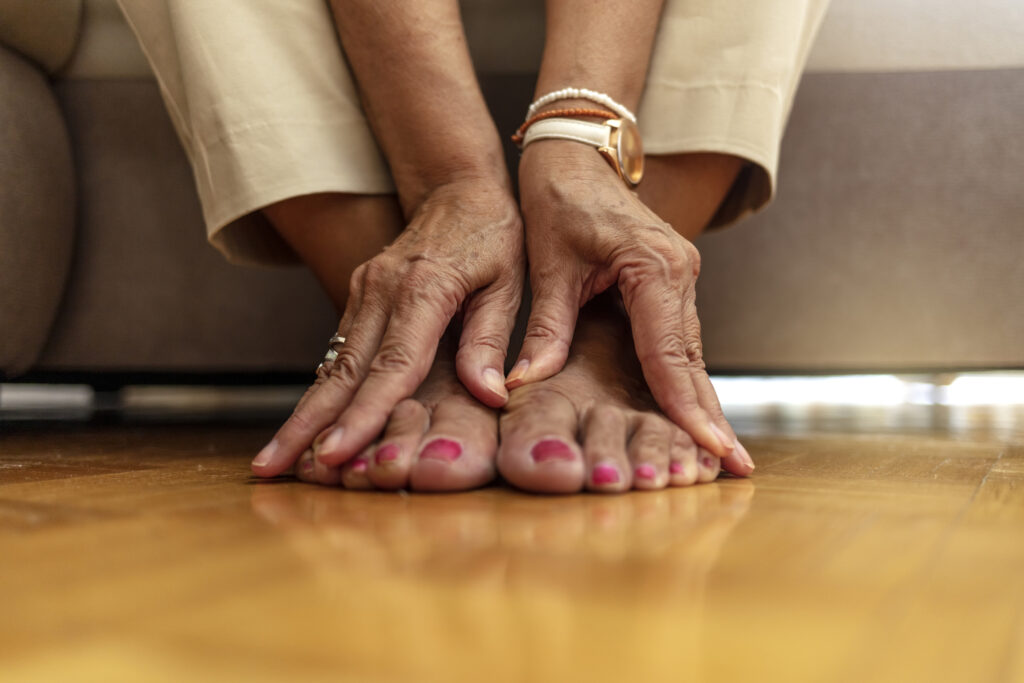 senior feet
