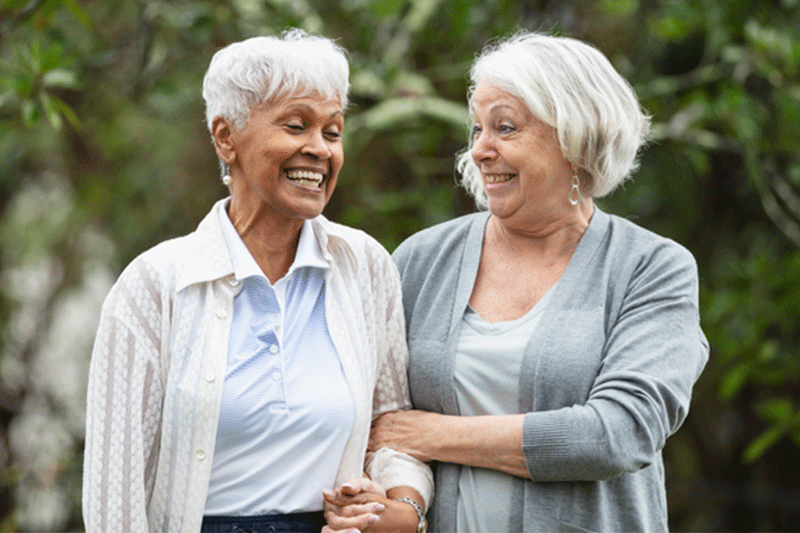 A woman uses strategies for Alzheimer’s visits to make spending time with her loved one easier.