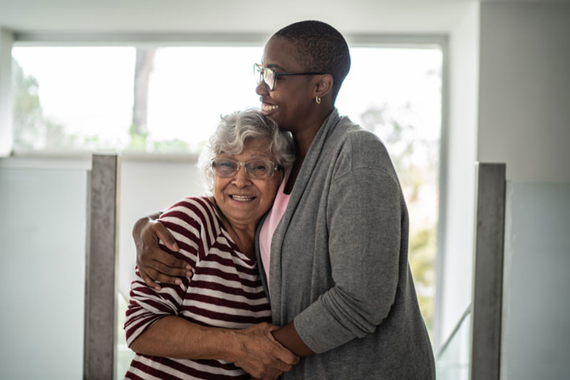 A woman who has learned strategies to help seniors manage anxiety uses these tips to help her aging mother.